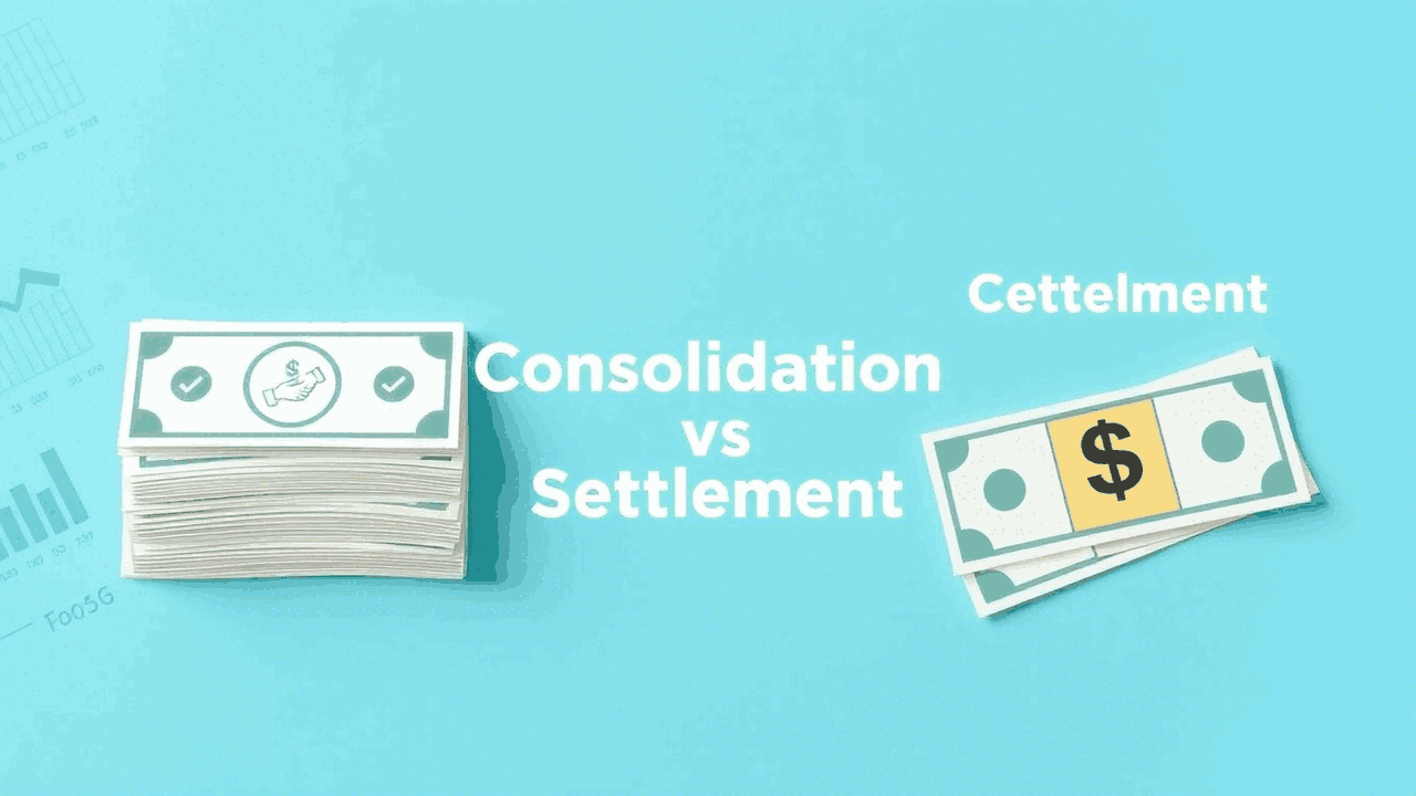 debt consolidation vs debt settlement